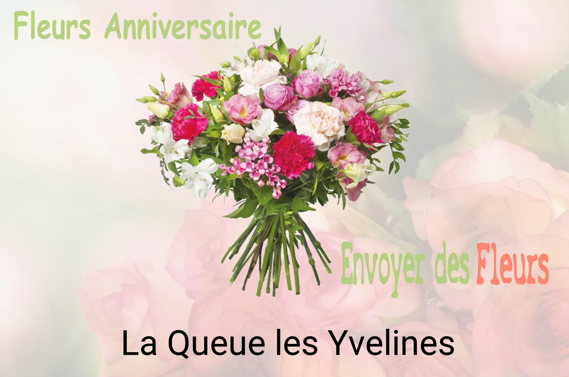 Bouquet de fleurs d’anniversaire livré à La Queue-les-Yvelines